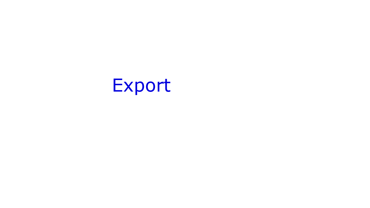 Export Command