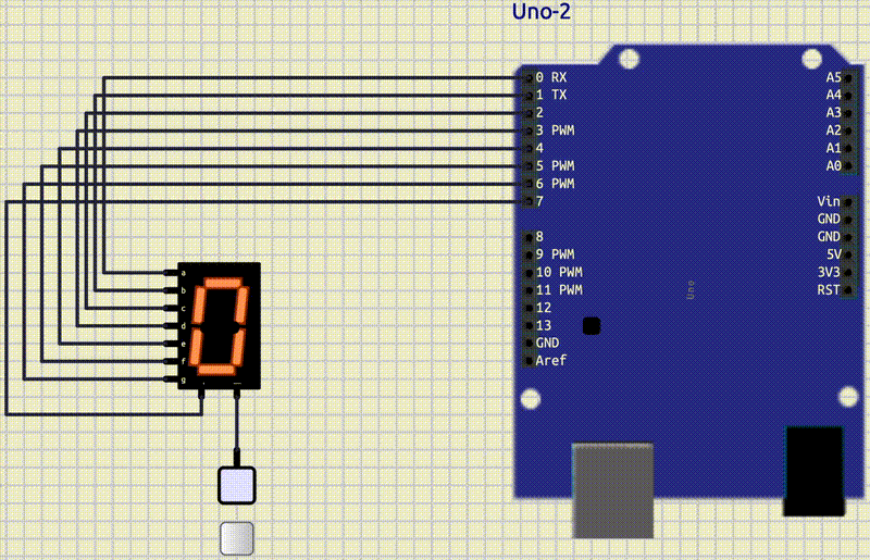 Arduino 7segment counter