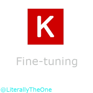 Fine-tuning